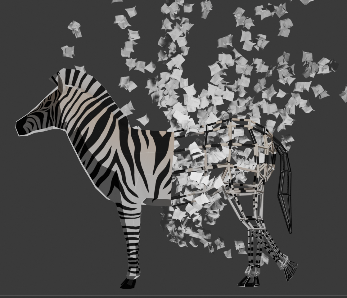 First Blender draft of SIGHORSE cover