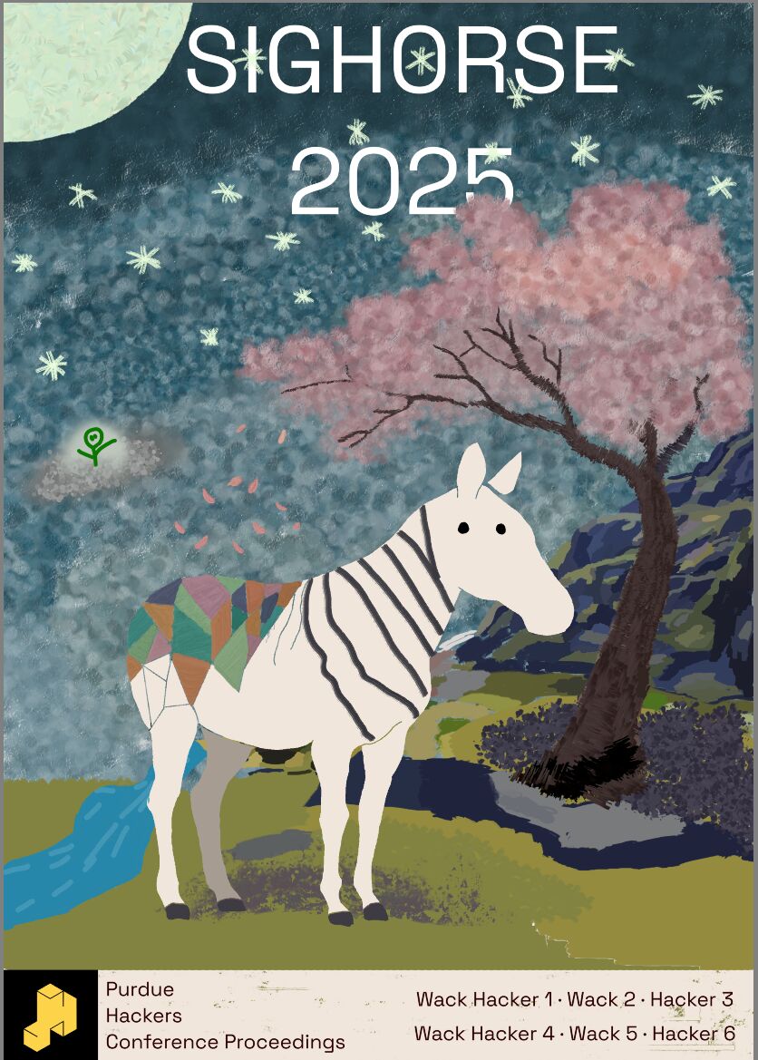 Krita draft of SIGHORSE cover